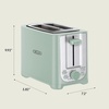 image:imagebella 2 Slice Toaster Extra Wide Slots amp Removable Crumb Tray BlackSage