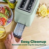 image:imagebella 2 Slice Toaster Extra Wide Slots amp Removable Crumb Tray BlackSage