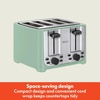 image:imagebella 2 Slice Toaster Extra Wide Slots amp Removable Crumb Tray BlackSage