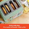 image:imagebella 2 Slice Toaster Extra Wide Slots amp Removable Crumb Tray BlackSage