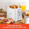 image:imagebella 2 Slice Toaster Extra Wide Slots amp Removable Crumb Tray BlackWhite