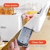 image:imagebella 2 Slice Toaster Extra Wide Slots amp Removable Crumb Tray BlackWhite