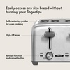 image:imagebella 2 Slice Toaster Wide Slots Stainless SteelBlackStainless Steel