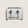 image:imagebella 2 Slice Toaster Wide Slots Stainless SteelBlackStainless Steel