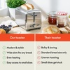 image:imagebella 2 Slice Toaster Wide Slots Stainless SteelBlackStainless Steel