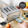 image:imagebella 2 Slice Toaster Wide Slots Stainless SteelBlackStainless Steel
