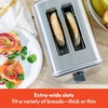 image:imagebella 2 Slice Toaster Wide Slots Stainless SteelBlackStainless Steel