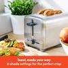 image:imagebella 2 Slice Toaster Wide Slots Stainless SteelBlackStainless Steel