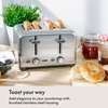 image:imagebella 2 Slice Toaster Wide Slots Stainless SteelBlackStainless Steel