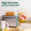 image:imagebella 2 Slice Toaster Wide Slots Stainless SteelBlackStainless Steel and Sage