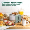 image:imagebella 2 Slice Toaster Wide Slots Stainless SteelBlackStainless Steel and Sage