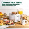 image:imagebella 2 Slice Toaster Wide Slots Stainless SteelBlackStainless Steel and White