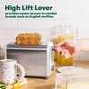 image:imagebella 2 Slice Toaster Wide Slots Stainless SteelBlackStainless Steel and White