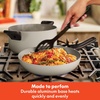 image:imagebella 21 Piece Kitchen Set with EverGood Ceramic Nonstick Coating Dishwasher amp Oven Safe All Stovetops Compatible Tempered Glass Lids amp Cool Touch Handles BlackOatmilk