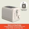 image:imagebella 2Slice Toaster with Extra Wide Slots and 6Shade Control PlumOatmilk