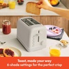 image:imagebella 2Slice Toaster with Extra Wide Slots and 6Shade Control PlumOatmilk