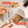 image:imagebella 2Slice Toaster with Extra Wide Slots and 6Shade Control PlumOatmilk