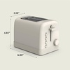 image:imagebella 2Slice Toaster with Extra Wide Slots and 6Shade Control PlumOatmilk
