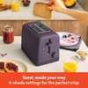 image:imagebella 2Slice Toaster with Extra Wide Slots and 6Shade Control PlumPlum