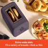 image:imagebella 2Slice Toaster with Extra Wide Slots and 6Shade Control PlumPlum