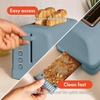 image:imagebella 2Slice Toaster with Extra Wide Slots and 6Shade Control PlumSurf