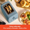 image:imagebella 2Slice Toaster with Extra Wide Slots and 6Shade Control PlumSurf