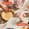 image:imagebella 35 Qt Hand amp Stand Mixer 2 in 1 Electric Mixer with Bowl OatmilkBlossom
