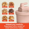 image:imagebella 35 Qt Hand amp Stand Mixer 2 in 1 Electric Mixer with Bowl OatmilkBlossom