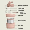 image:imagebella 35 Qt Hand amp Stand Mixer 2 in 1 Electric Mixer with Bowl OatmilkBlossom