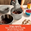 image:imagebella 35 Qt Hand amp Stand Mixer 2 in 1 Electric Mixer with Bowl OatmilkOatmilk