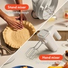 image:imagebella 35 Qt Hand amp Stand Mixer 2 in 1 Electric Mixer with Bowl OatmilkOatmilk