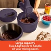 image:imagebella 35 Qt Hand amp Stand Mixer 2 in 1 Electric Mixer with Bowl OatmilkPlum