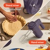 image:imagebella 35 Qt Hand amp Stand Mixer 2 in 1 Electric Mixer with Bowl OatmilkPlum
