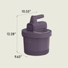 image:imagebella 35 Qt Hand amp Stand Mixer 2 in 1 Electric Mixer with Bowl OatmilkPlum