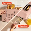 image:imagebella 4Slice Toaster with Extra Wide Slots OatmilkBlossom