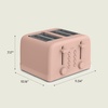 image:imagebella 4Slice Toaster with Extra Wide Slots OatmilkBlossom