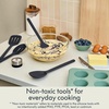 image:imagebella 5 Piece Tool Set with Magnetic Rack Nontoxic Foodgrade OatmilkOatmilk