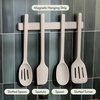 image:imagebella 5 Piece Tool Set with Magnetic Rack Nontoxic Foodgrade OatmilkOatmilk