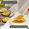 image:imagebella 5 Piece Tool Set with Magnetic Rack Nontoxic Foodgrade OatmilkOatmilk
