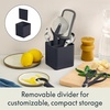 image:imagebella 6 Pc Modular Kitchen Utensil Tool Set NonToxic Silcone OatmilkSlate