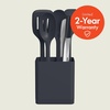 image:imagebella 6 Pc Modular Kitchen Utensil Tool Set NonToxic Silcone OatmilkSlate
