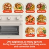 image:imagebella 6 Slice Toaster Oven With Air fryer SurfOatmilk