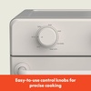 image:imagebella 6 Slice Toaster Oven With Air fryer SurfOatmilk