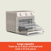 image:imagebella 6 Slice Toaster Oven With Air fryer SurfOatmilk