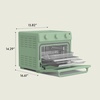image:imagebella 6 Slice Toaster Oven With Air fryer SurfSeaglass