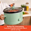 image:imagebella 6qt Manual NonToxic Slow Cooker with Cord Storage PlumSeaglass