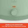 image:imagebella 6qt Manual NonToxic Slow Cooker with Cord Storage PlumSeaglass