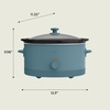image:imagebella 6qt Manual NonToxic Slow Cooker with Cord Storage PlumSurf