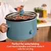 image:imagebella 6qt Manual NonToxic Slow Cooker with Cord Storage PlumSurf