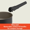 image:imagebella 8 Piece Removable Handle EverGood NonToxic Cookware Set OatmilkBlack
